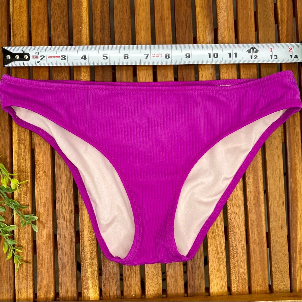 Shade & Shore Purple Bikini Bottoms Small